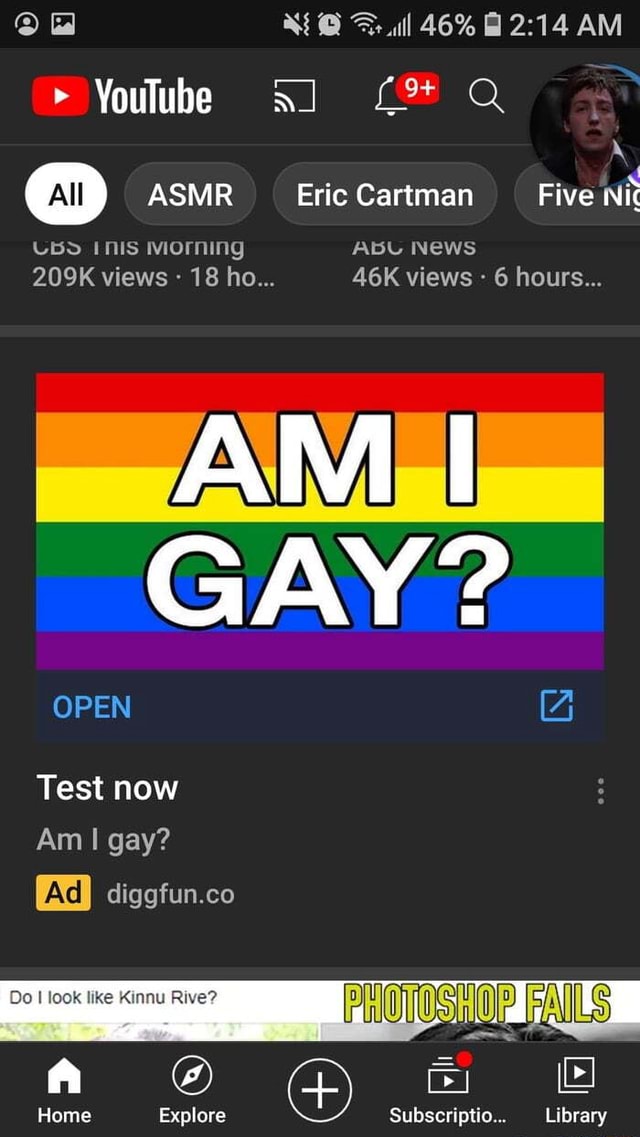 are you gay test reddit