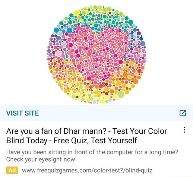 Visit site are you a fan of dhar mann test your color blind today free quiz test yourself 