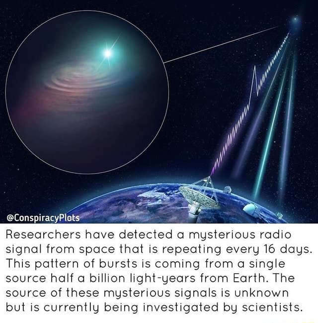 Researchers have detected a mysterious radio signal from space that is
