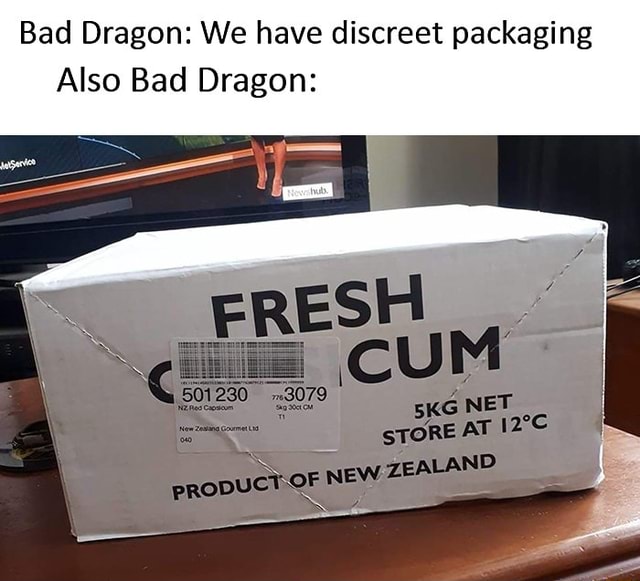 Dragon packaging bad Bad Dragon