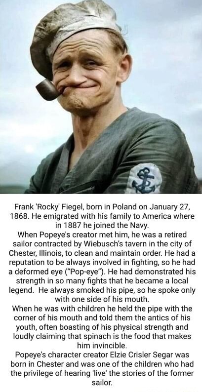 Frank 'Rocky' Fiegel, born in Poland on January 27, 1868. He emigrated ...