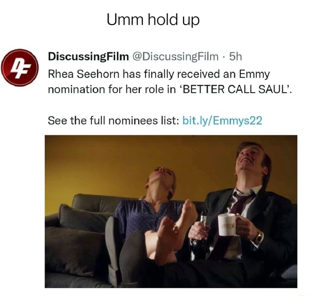 DiscussingFilm DiscussingFilm Sh Rhea Seehorn has finally received