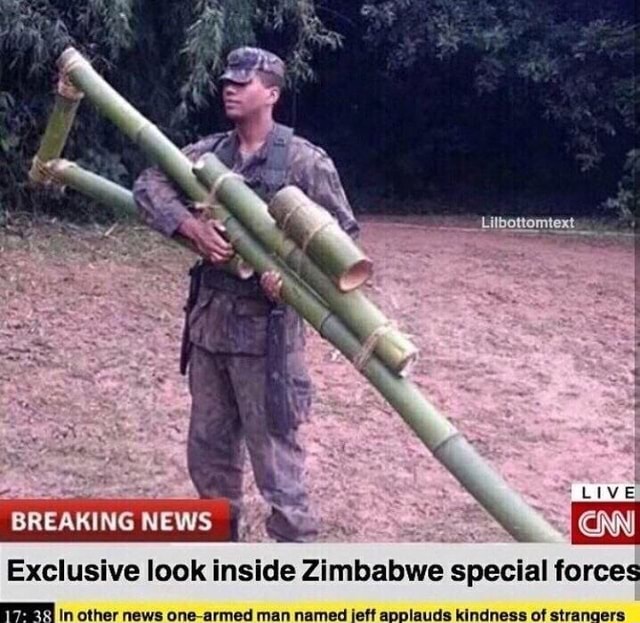 Exclusive look inside Zimbabwe special forces m In other news onenrmed