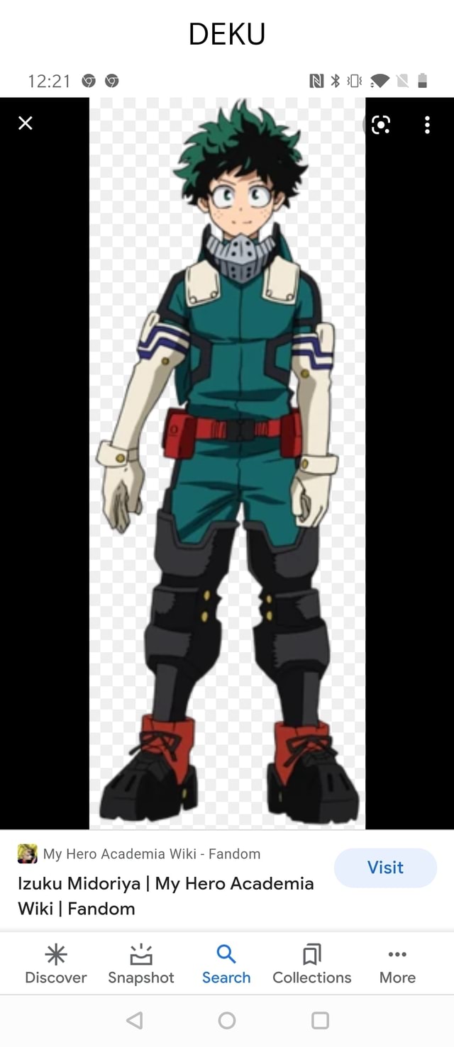 Izuku Midoriya, Wikia Boku no Hero Academia