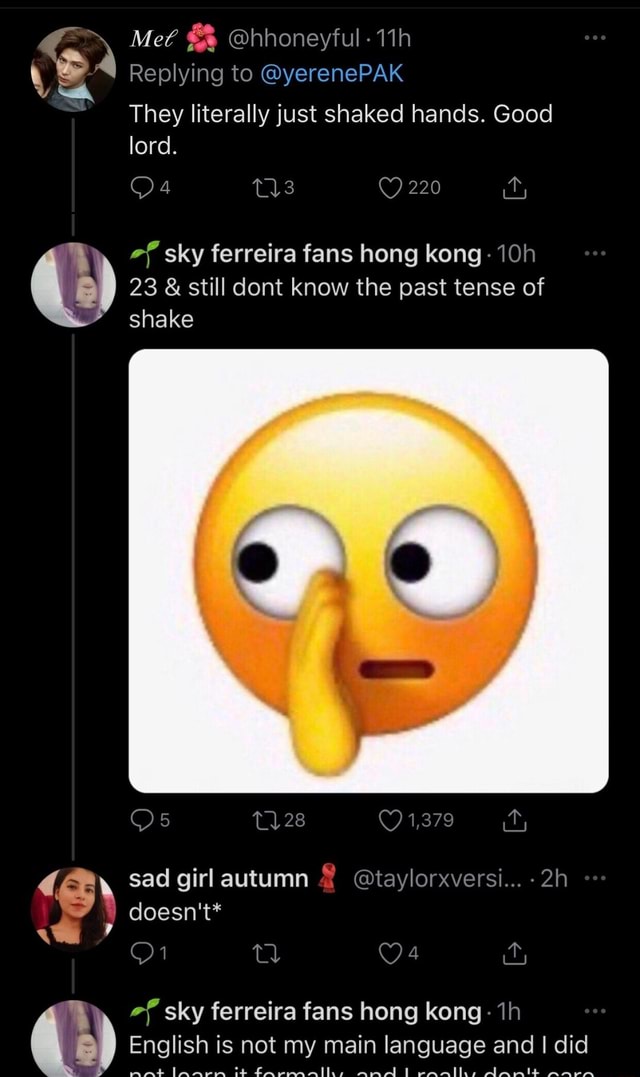  hhoneyful Replying To yerenePAK They Literally Just Shaked Hands 