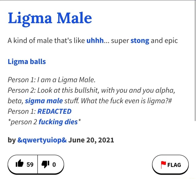 Ligma f**king balls - 9GAG