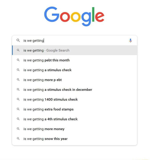 Google is we gettingI is we getting Google Search is we getting pebt