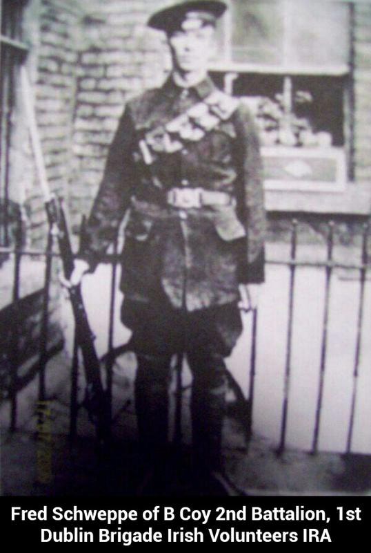 Fred Schweppe Of B Coy 2nd Battalion, Ist Dublin Brigade Irish ...