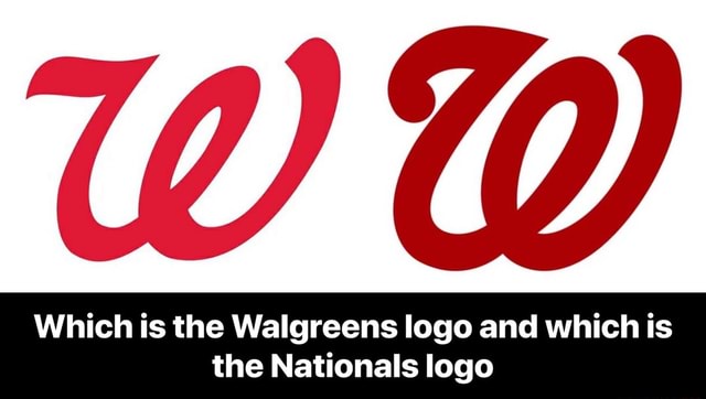 Walgreens logo and washington best sale nationals logo