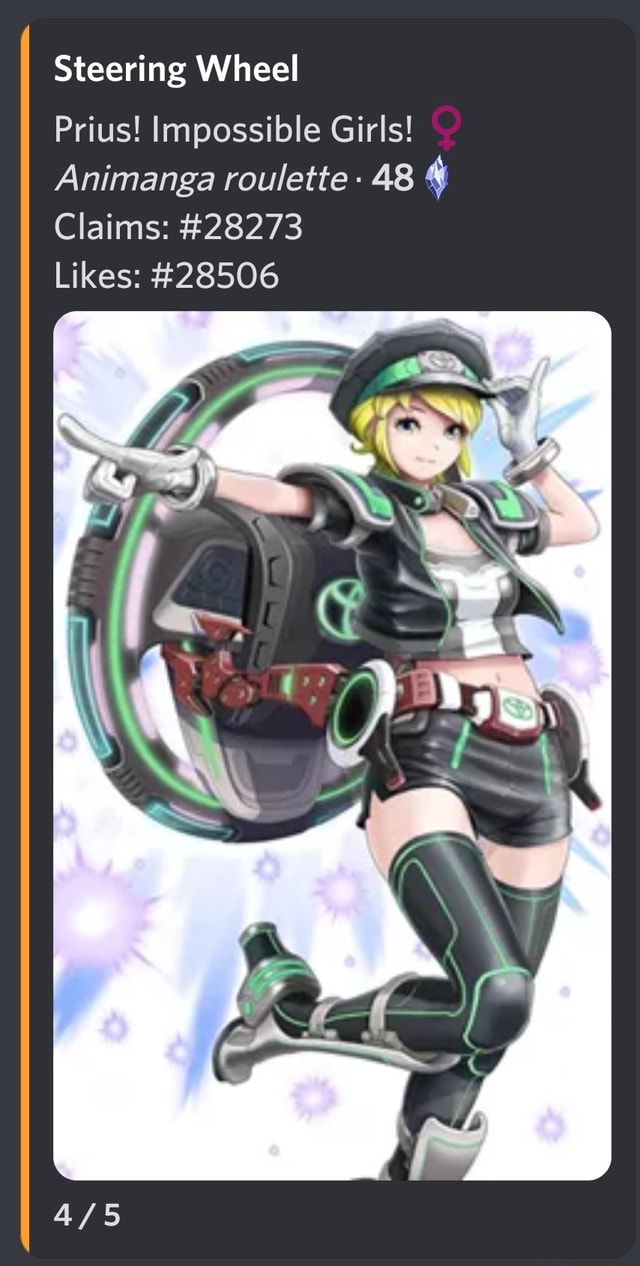 Steering Wheel Prius Impossible Girls Animanga Roulette 48 Claims 273 Likes We Ifunny