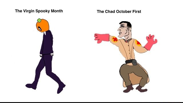 Meme] The Virgin Adventurer vs The Chad Spookyboi Prime