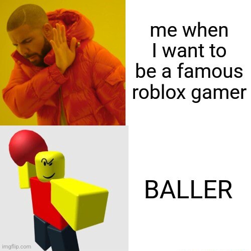 baller roblox meme | Sticker