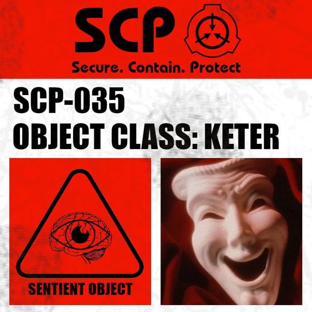 Scp Labrat Scp Signs Scp Secure Contain Protect Scp 039 Object Class Keter Sentient Object