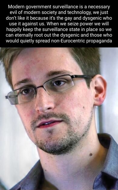 Modern government surveillance is a necessary evil of modem society and ...