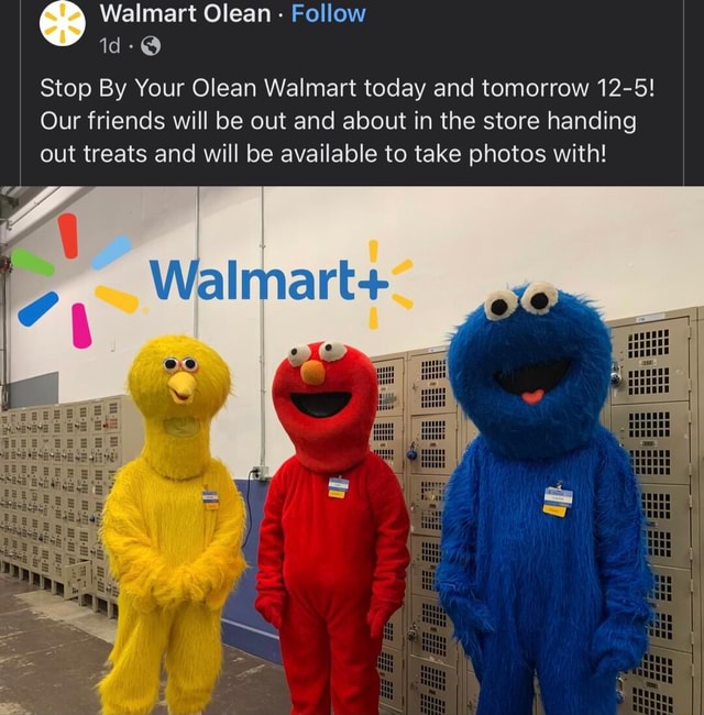 Walmart Olean Follow Stop By Your Olean Walmart today and tomorrow 125
