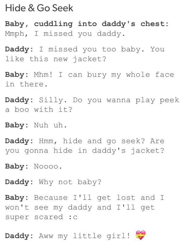 Hide Go Seek Baby Cuddling Into Daddy S Chest Mmph I Missed You Daddy Daddy I Missed You Too Baby You Like This New Jacket Baby Mhm I Can Bury My Whole