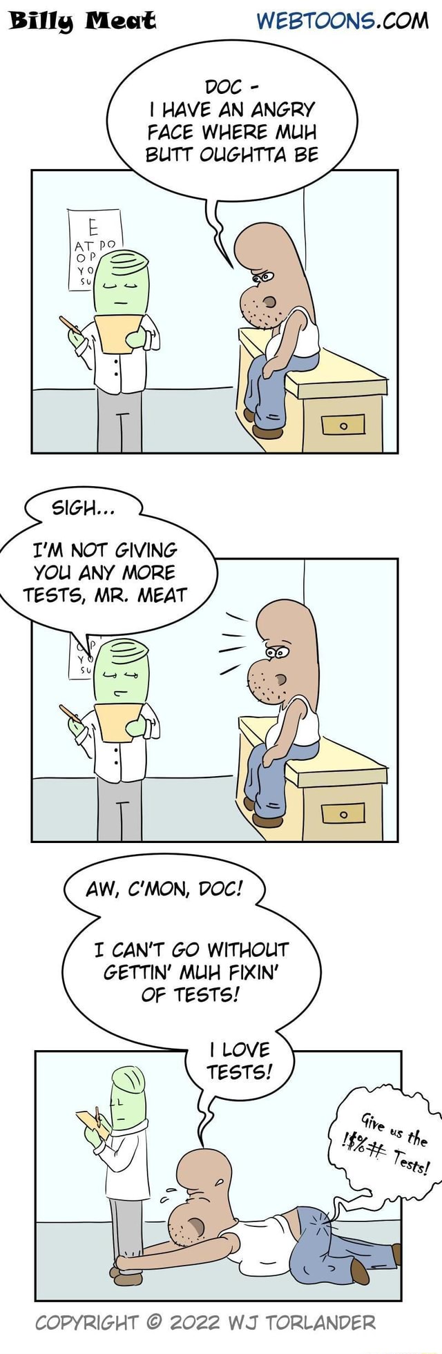 Billy Meat DOC - I HAVE AN ANGRY FACE WHERE MUH BUTT OUGHTTA BE I'M NOT