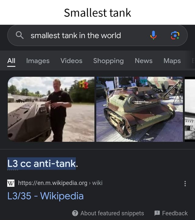 Smallest tank smallest tank in the world All Images Videos Shopping