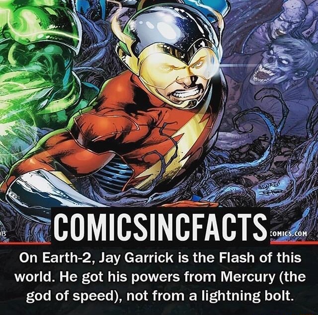 On Earth 2 Jay Garrick Is The Flash Of This World He Got His Powers From Mercury The God Of Speed Not From A Lightning Bolt On Earth 2 Jay Garrick Is The Flash Of This World He Got His Powers From Mercury The God Of Speed Not From A Lightning Bolt