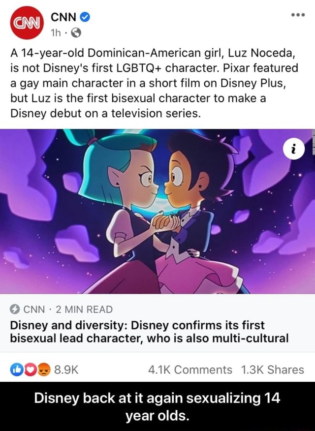 Disney confirms its first ever bisexual character Luz Noceda - the  14-year-old Dominican-American girl in The Owl House