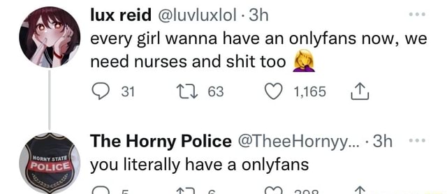 Lux reid @luviuxlol every girl wanna have an onlyfans now, we need