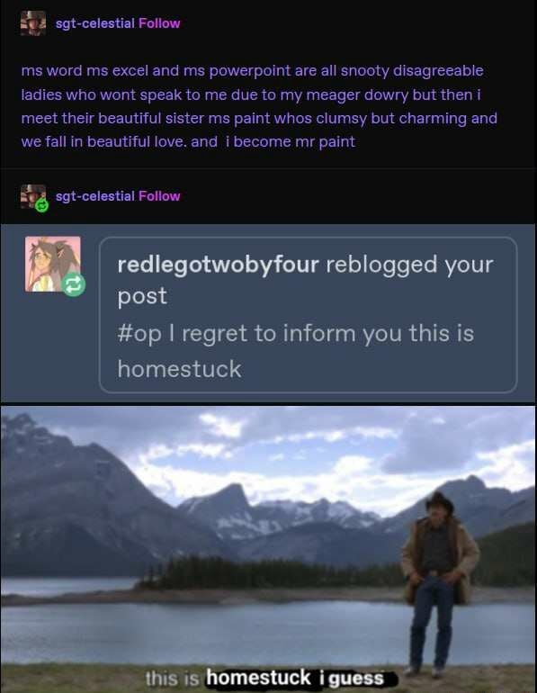 Ms word ms excel and ms powerpoint are all snooty disagreeable ladies