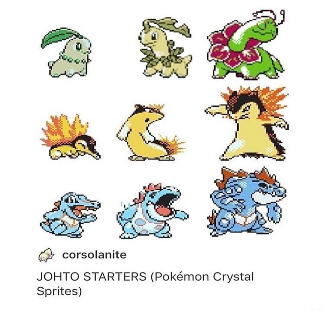 compare pokemon crystal starters
