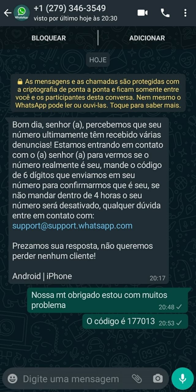 1 (279) 346-3549 visto por último hoje ss BLOQUEAR ADICIONAR HOJE As mensagens e as chamadas são protegidas com a criptografia de ponta a ponta e ficam somente entre você e os 1 (279) 346-3549 visto por último hoje ss BLOQUEAR ADICIONAR HOJE As mensagens e as chamadas são protegidas com a criptografia de ponta a ponta e ficam somente entre você e os
