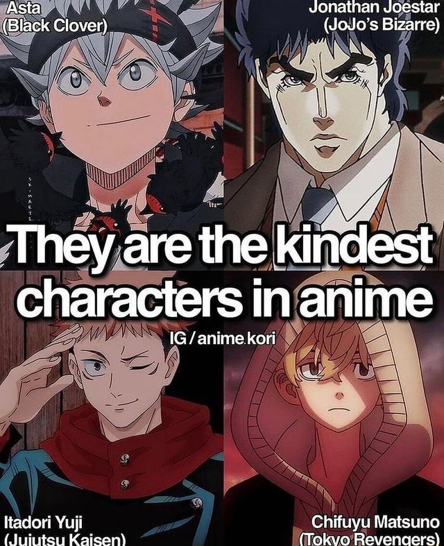 the nicest anime character｜TikTok Search