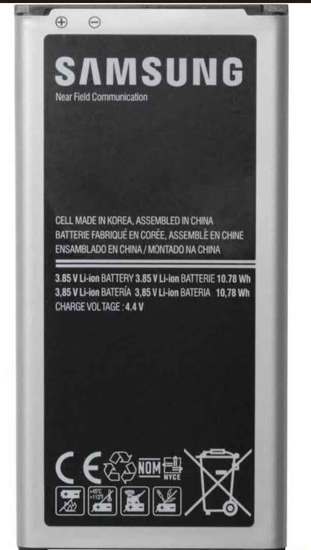 SAMSUNG Near Field Communication CELL MADE IN KOREA, ASSEMBLED IN CHINA