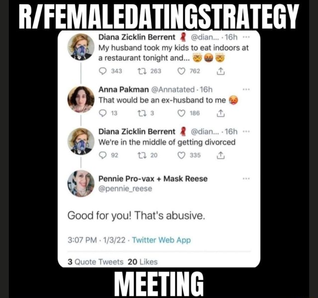 Diana Zicklin Berrent My husband took my kids to eat indoors at a