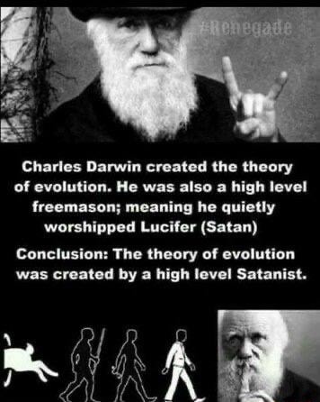 Charles Darwin created the theory of evolution. He was also a high ...