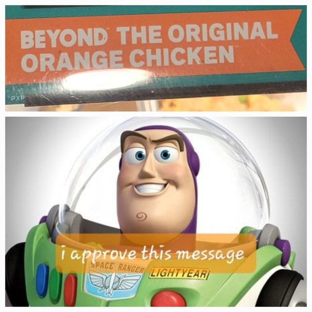 BEYOND THE ORIGINAL ORANGE CHICKEN approve iFunny