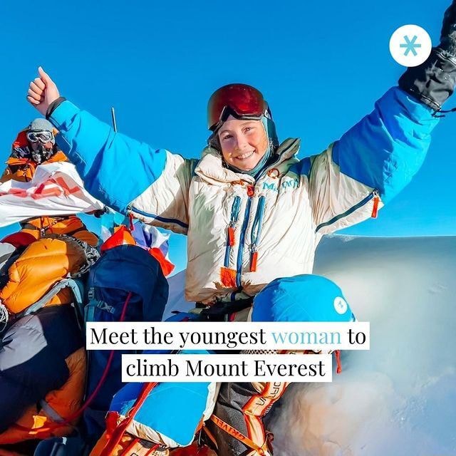 Meet the youngest woman to climb Mount Everest - iFunny