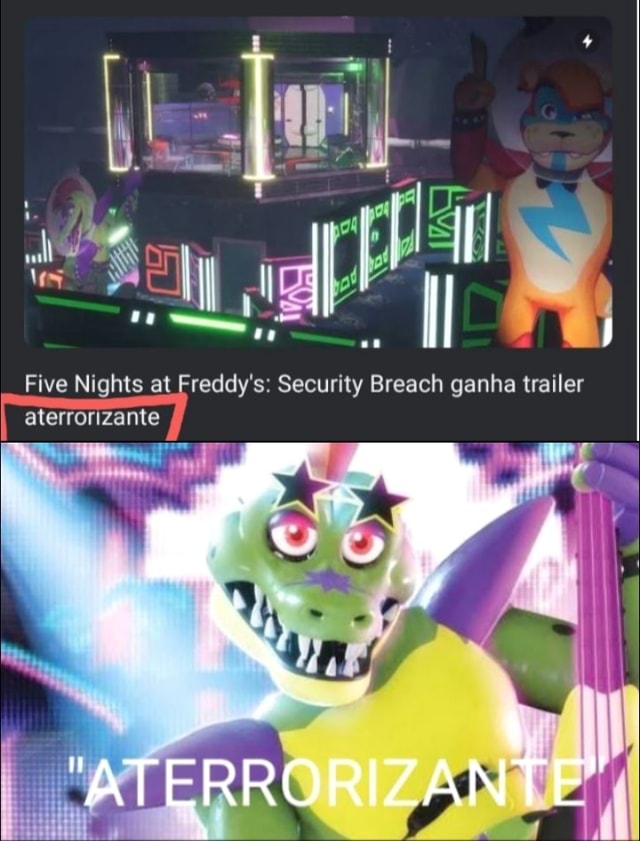 Ten Five Nights At Freddys Security Breach Ganha Trailer Aterrorizante
