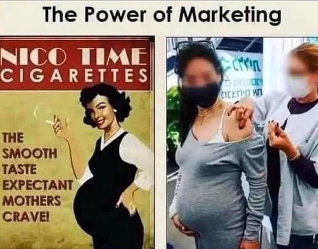 The Power of Marketing NICO TIME CIGARETTES THE SMOOTH TASTE EXPECTANT