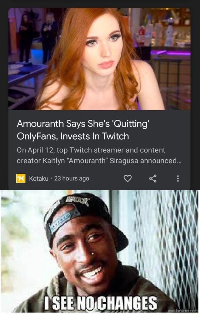 Amouranth Says She S Quitting Onlyfans Invests In Twitch On April 12