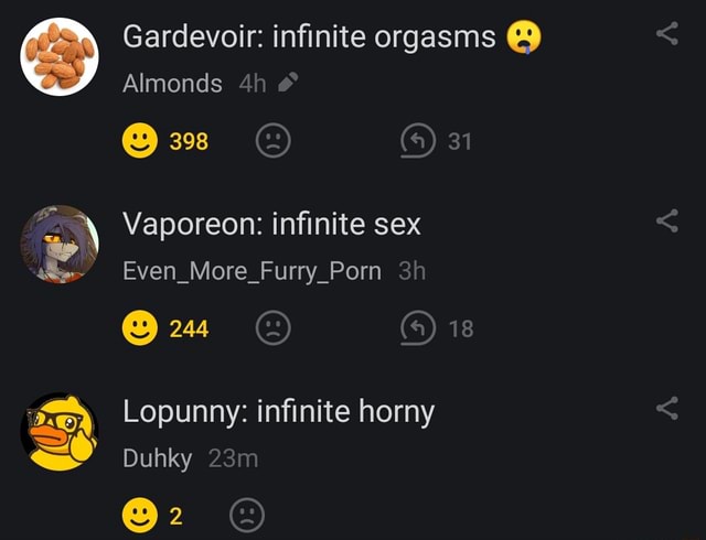 Gardevoir Infinite Orgasms Almonds 398 31 Vaporeon Infinite Sex