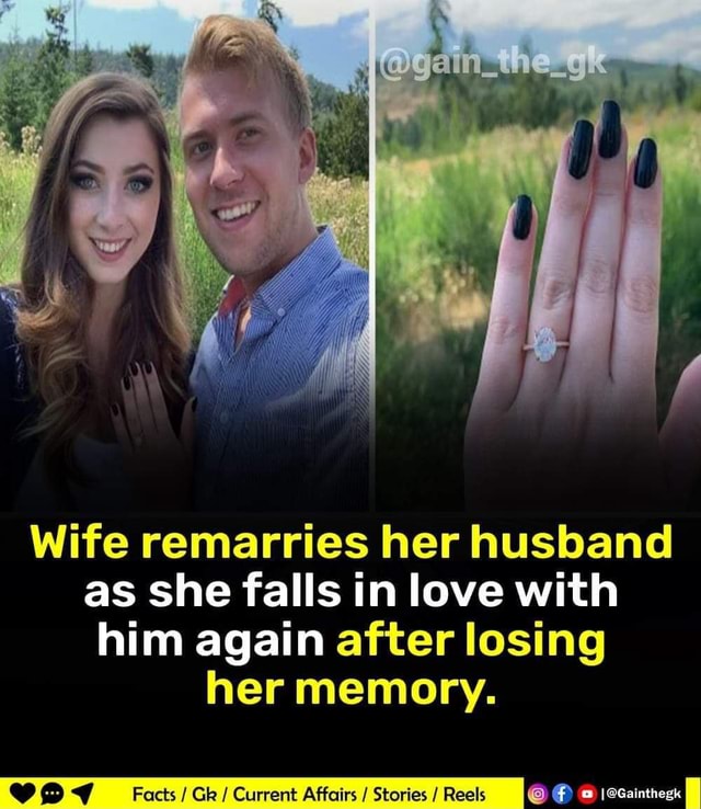 Wife remarries her husband as she falls in love with him again after