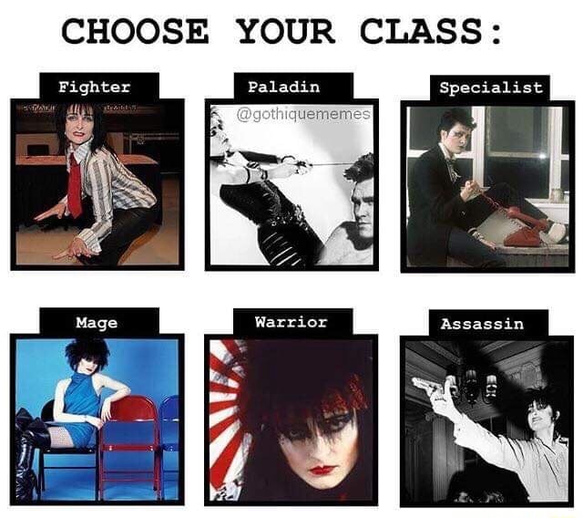 CHOOSE YOUR CLASS : - iFunny