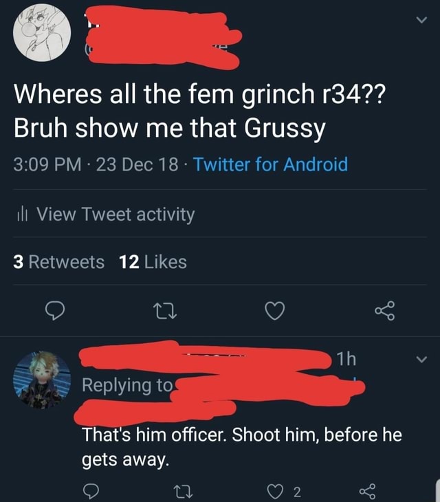 Wheres all the fem grinch r34?? Bruh show me that Grussy Twitter for ...