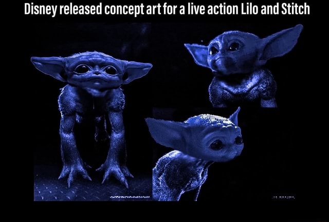 Disney released concept art for a live action Lilo and Stitch - iFunny