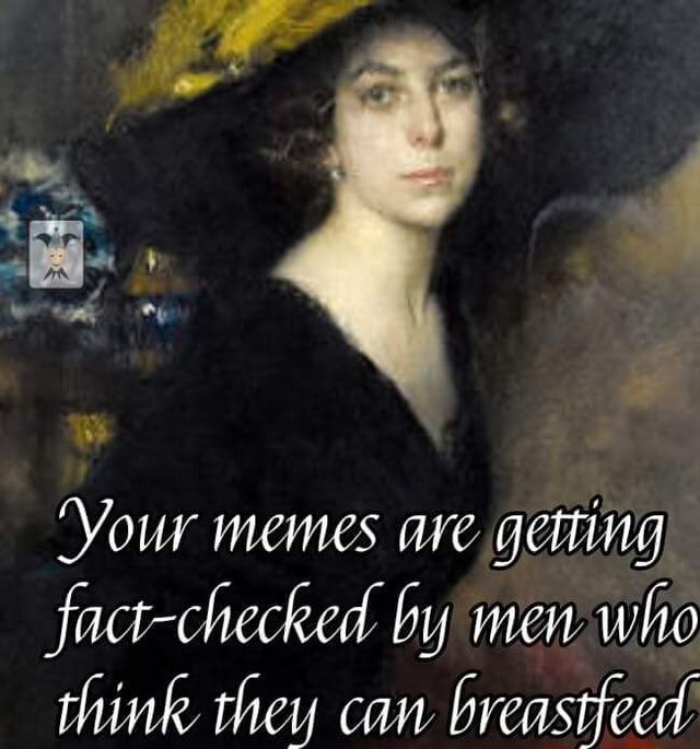 Wre % 'Your memes are getting: fact-checked by men who think they can ...