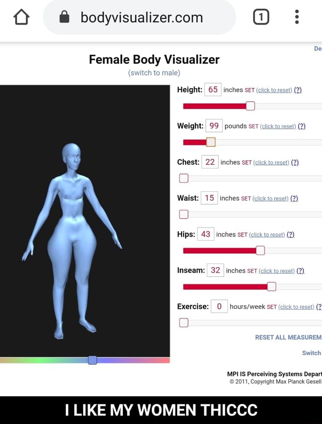 Ú) A bodyvisualizer.com (1) De Female Body Visualizer (switch to male ...