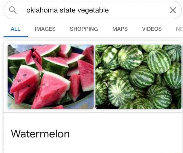 Q. oklahoma state vegetable ALL IMAGES SHOPPING MAPS VIDEOS NE