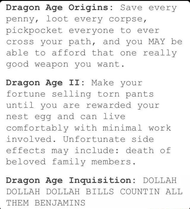 7 Dragon Age Origins Save Every Penny Loot Every Corpse Pickpocket Everyone To Ever Cross 
