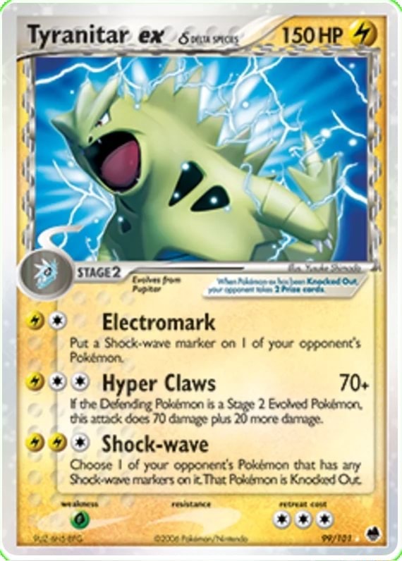 Asohp 4 Tyranitar Ex Smincas Electromark Put A Shockwave Marker On Of