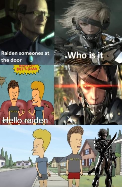 -Who is it Raiden someones at the door Hello raiden - iFunny