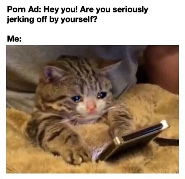 Porn Ad Hey You Are You Seriously Jerking Off By Yourself Ifunny