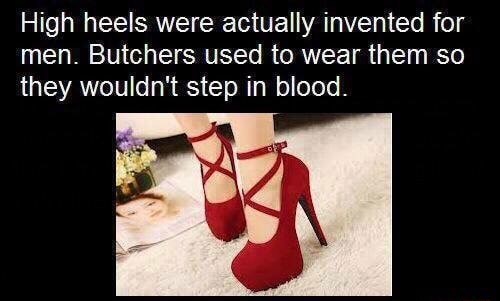 butcher high heels